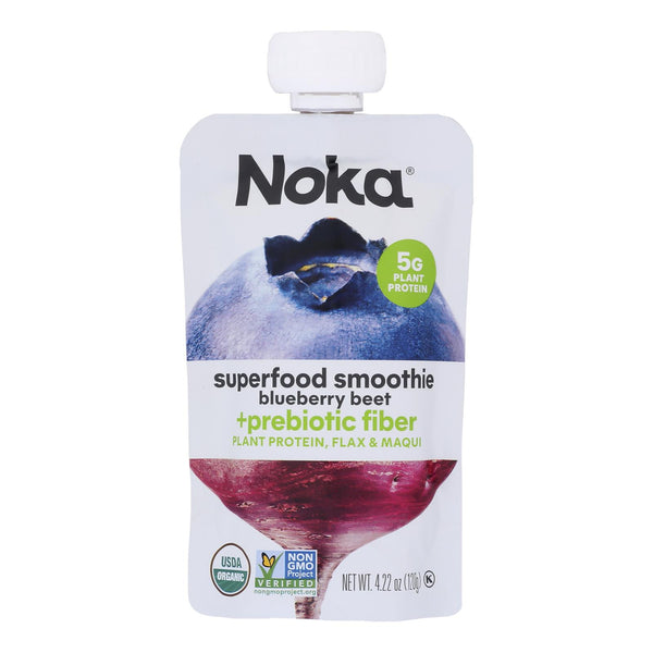 Noka Superfood Blueberry Beet Blend  - Case of 6 - 4.22 Ounce