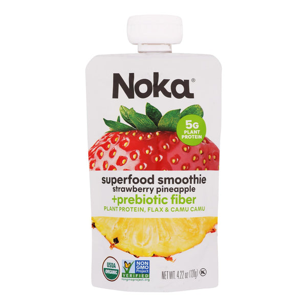 Noka - Smoothie Straw Pineap - Case of 6 - 4.22 Ounce