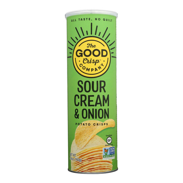 The Good Crisp - Sour Cream and Onion - Case of 8 - 5.6 Ounce.