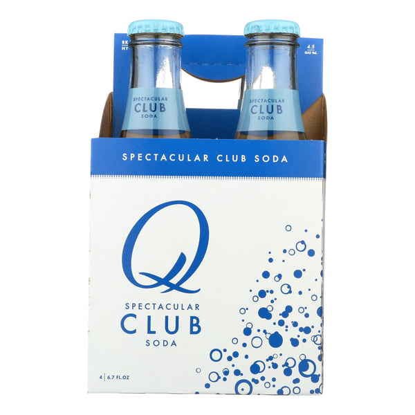 Q Drinks - Club Soda - Case of 6 - 6.7 Ounce.