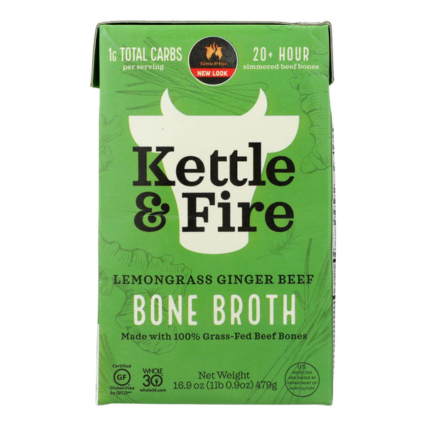 Kettle And Fire - Bone Broth Beef Pho - Case of 6 - 16.9 Fluid Ounce