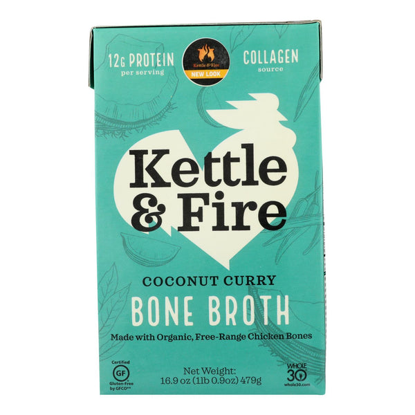 Kettle And Fire - Bone Broth Cnutcury/lime - Case of 6 - 16.9 Ounce