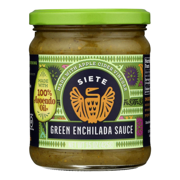 Siete - Sauce Green Enchilada - Case of 6-16 Ounce