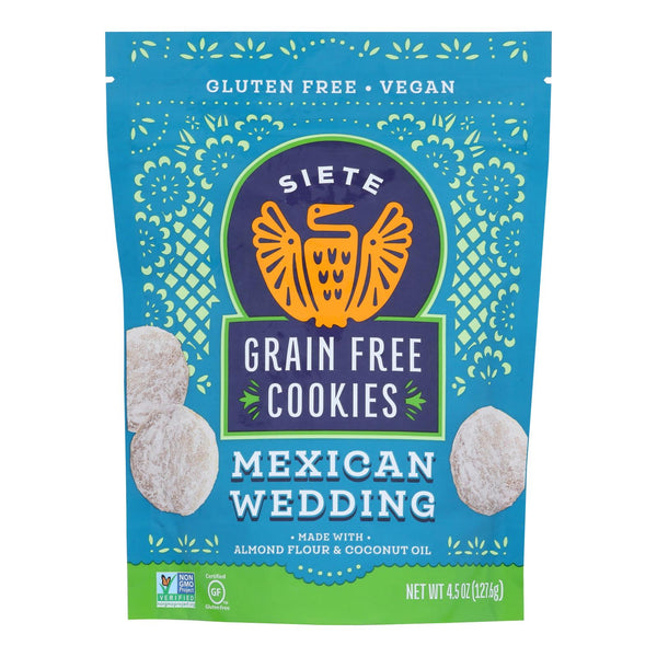 Siete - Cookie Mexican Wedding - Case of 10-4.5 Ounce