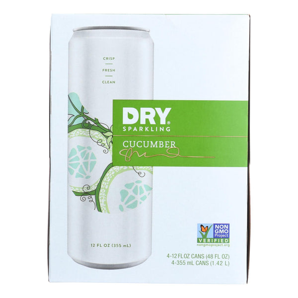Dry Soda - Cucumber - Case of 6 - 12 FL Ounce.