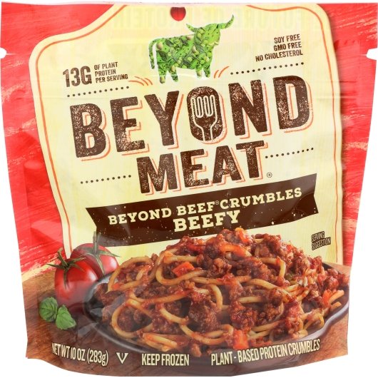 Beyond Meat Beyond Beef Beefy Crumble 10 Ounce Size - 8 Per Case.