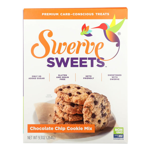 Swerve Sweetsﾙ Chocolate Chip Cookie Mix Chocolate Chip - Case of 6 - 9.3 Ounce