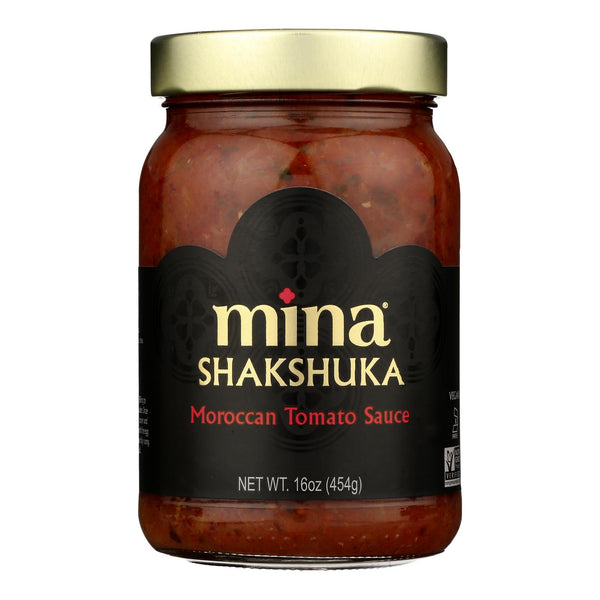 Mina's Shakshuka Moroccan Tomato Sauce  - Case of 6 - 16 Fluid Ounce