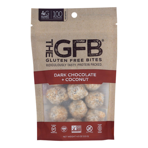 The Gluten Freeb Bites - Dark Chocolate Coconut - Case of 6 - 4 Ounce