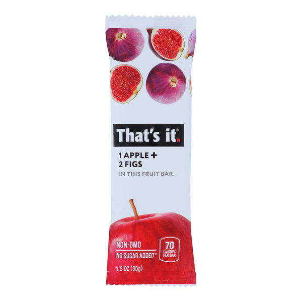 That's It - Fruit Bar Apple & Fig - Case of 12 - 1.2 Ounce