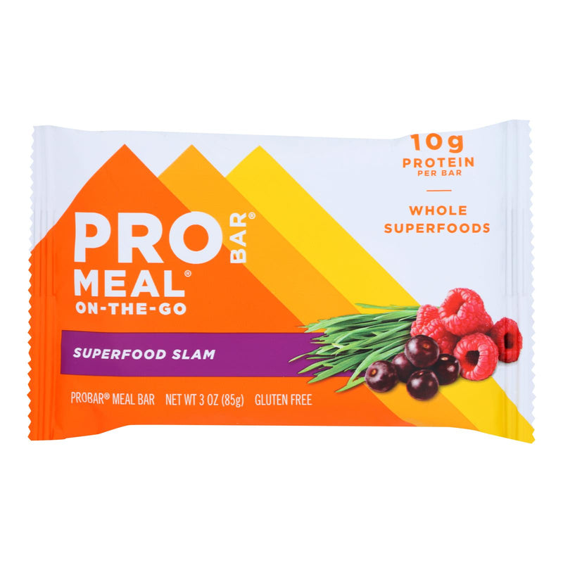 Probar Organic Superfood Slam Bar - Case of 12 - 3 Ounce