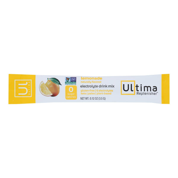 Ultima Replenisher - Electrolyte Mix Lemonade - Case of 20-.12 Ounce