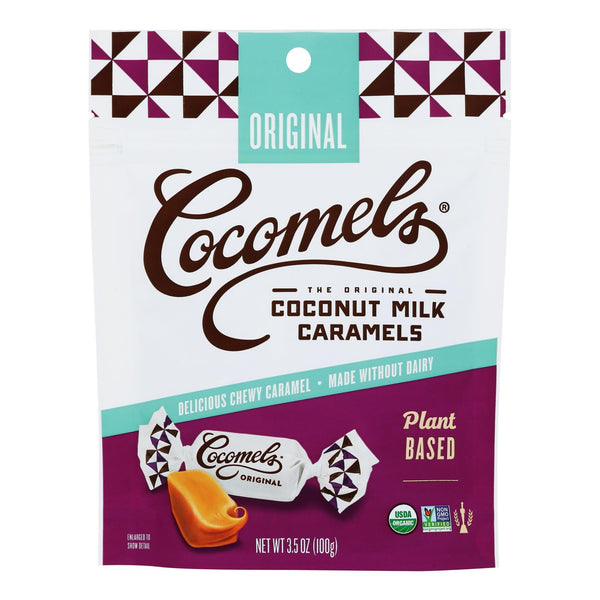 Cocomel - Organic Coconut Milk Caramels - Original - Case of 6 - 3.5 Ounce.