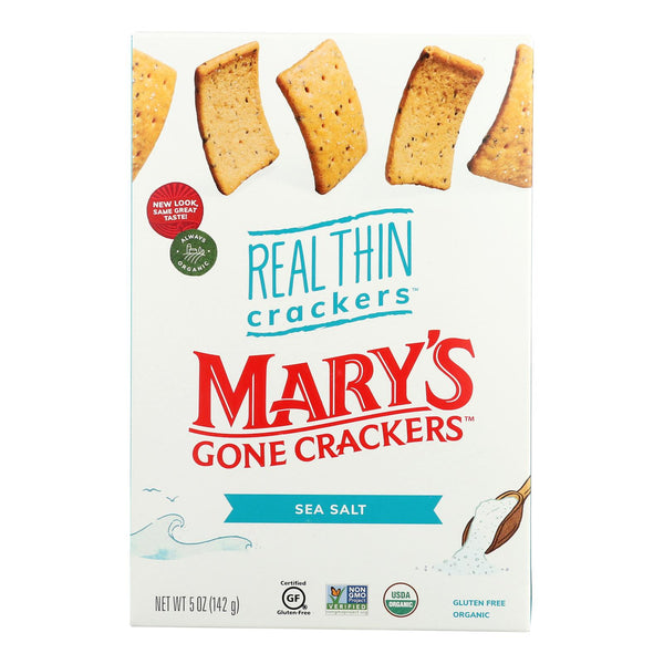 Mary's Gone Crackers Real Thin Crackers - Case of 6 - 5 Ounce