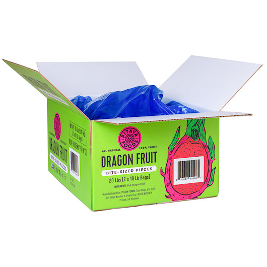 Pitaya Plus Dragon Fruit IQF Bulk 20 Pound Each - 1 Per Case.