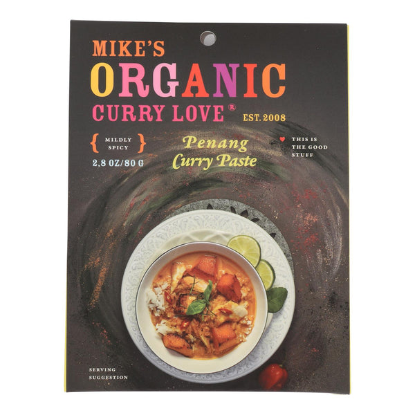 Mike's Organic Curry Love - Curry Penang Paste - Case of 6 - 2.8 Ounce