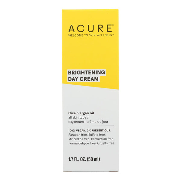 Acure - Day Cream - Gotu Kola Extract and Chlorella - 1.75 FL Ounce.