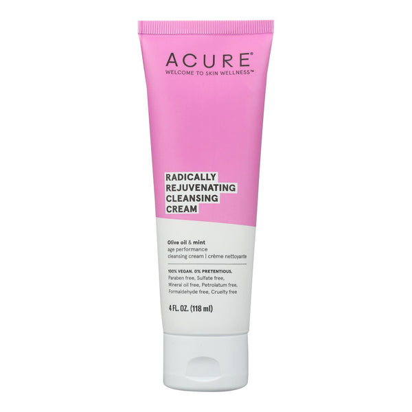 Acure - Facial Cleansing Creme - Argan Oil and Mint - 4 FL Ounce.