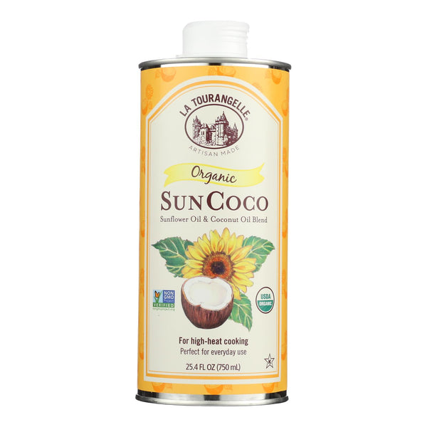 La Tourangelle Sun Coco Oil - Case of 6 - 25.4 Fl Ounce.