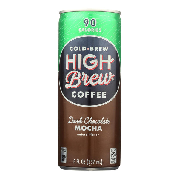 High Brew Coffee Coffee - Ready to Drink - Dark Chocolate Mocha - 8 Ounce - case of 12