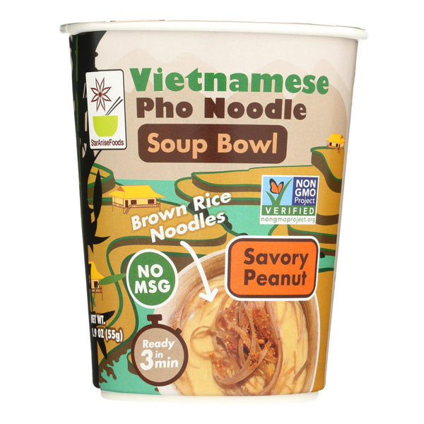 Star Anise Foods Vietnamese Pho Noodle Soup Bowl - Case of 6 - 1.9 Ounce