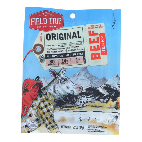 Field Trip Beef Jerky - Gluten Free - Case of 9 - 2.2 Ounce.