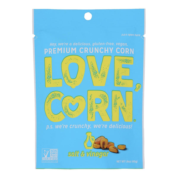 Love Corn - Roasted Corn Salt N Vinegar - Case of 10-1.6 Ounce