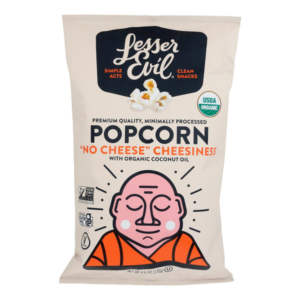 Lesser Evil - Popcorn No Chs Chsiness - Case of 12-4.6 Ounce