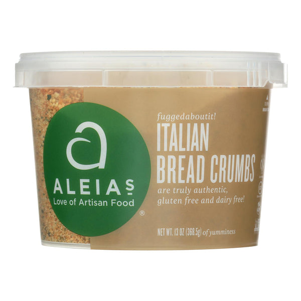 Aleia's - Gluten Free Bread Crumbs - Italian - Case of 12 - 13 Ounce.