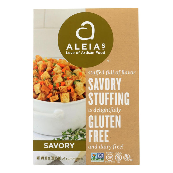 Aleia's - Gluten Free Stuffing Mix - Savory - Case of 6 - 10 Ounce