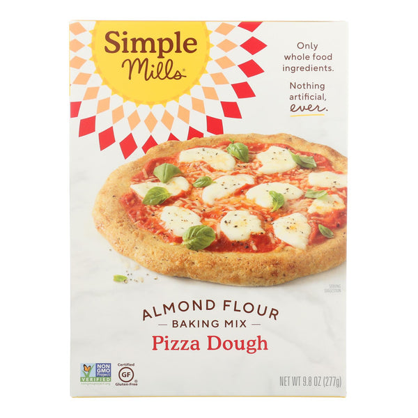 Simple Mills Almond Flour Pizza Dough Mix - Case of 6 - 9.8 Ounce.