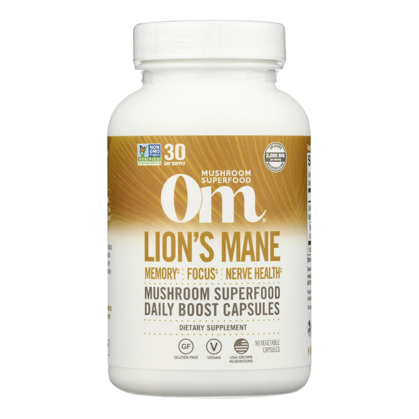 Organic Mushroom Nutrition - Mush Sprfd Lions Mane Cap - 1 Each - 90 Count
