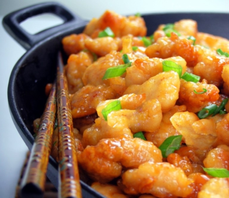 Green Dragon Battered Tangerine Chicken Nuggets Whole Grain 7.15 Pound Each - 6 Per Case.