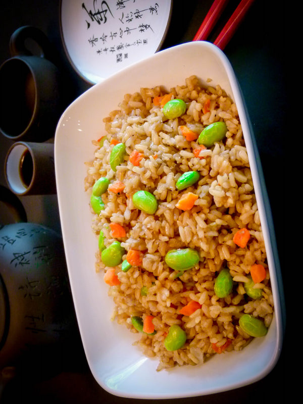 Green Dragon Brown Vegetable Fried Rice 5 Pound Each - 8 Per Case.