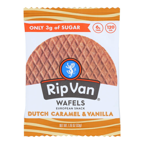 Rip Van Wafels - Wafel Dutch Crml Vanilla - Case of 12-1.16 Ounce