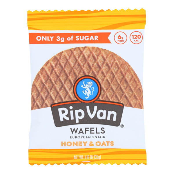 Rip Van Wafels - Wafel Honey Oats - Case of 12-1.16 Ounce
