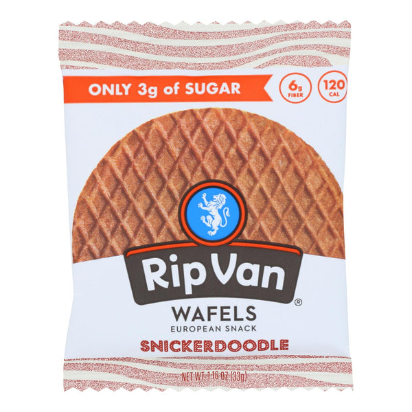 Rip Vanilla Wafels - Wafel Snickerdoodle Singl - Case of 12 - 1.16 Ounce