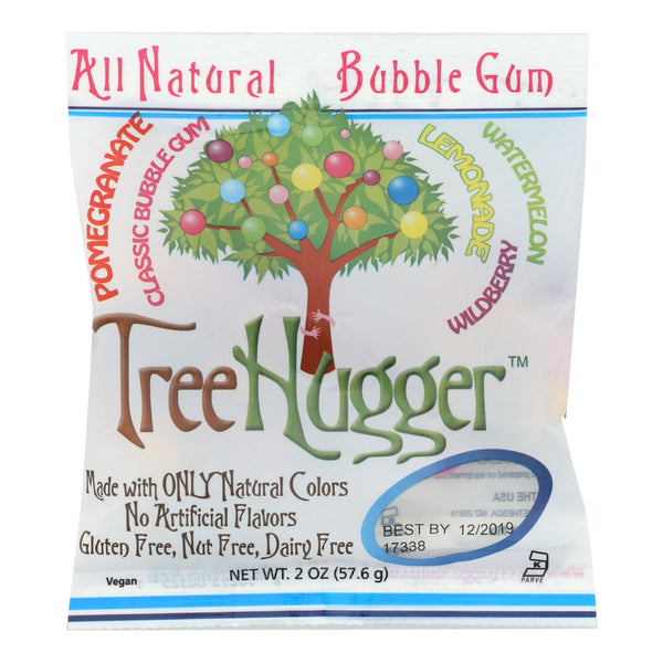 Tree Hugger Bubble Gum - Fantastic Fruit - 2 Ounce - Case of 12