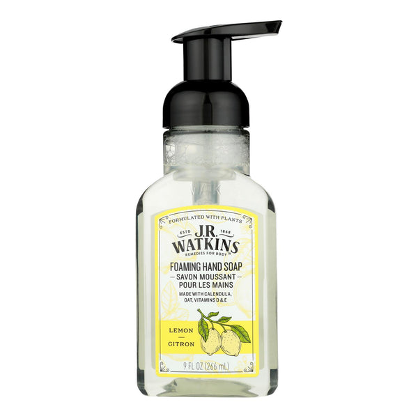 J.R. Watkins - Hand Soap Foam Lemon - Case of 3-9 Fluid Ounce