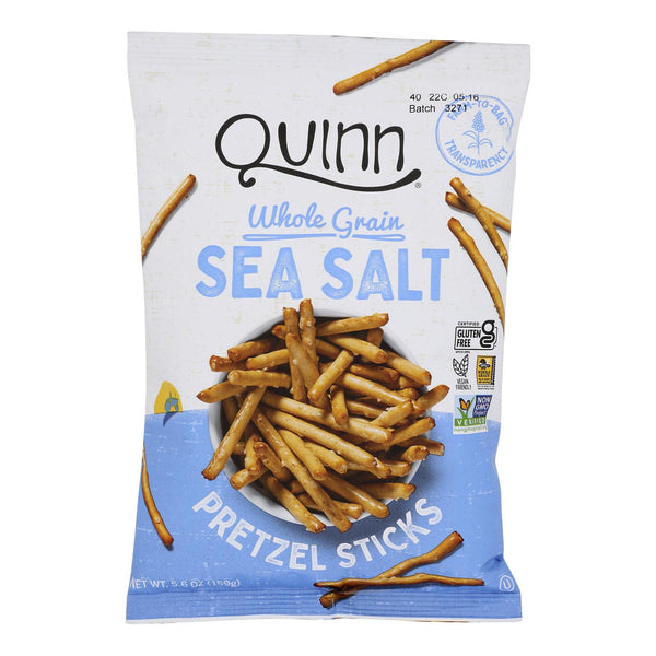 Quinn - Pretzels Classic Sea Salt - Case of 8-5.6 Ounce