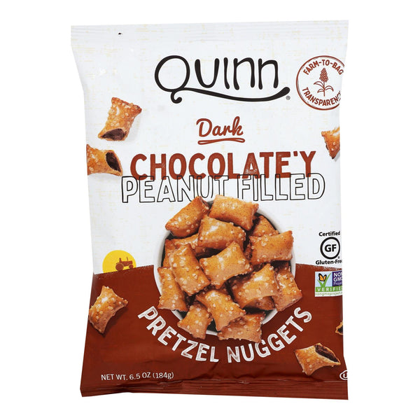 Quinn Popcorn - Pretzels Pbtr&choc Nugget - Case of 8 - 6.5 Ounce