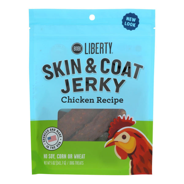 Bixbi - Jerky Skin & Coat Chicken - Case of 6-5 Ounce