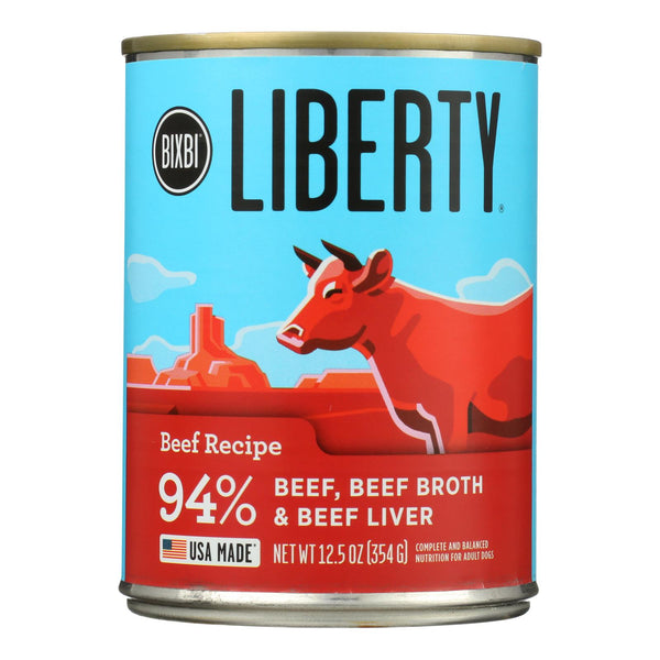 Bixbi - Liberty Wet Food Beef - Case of 12 - 12.5 Ounce