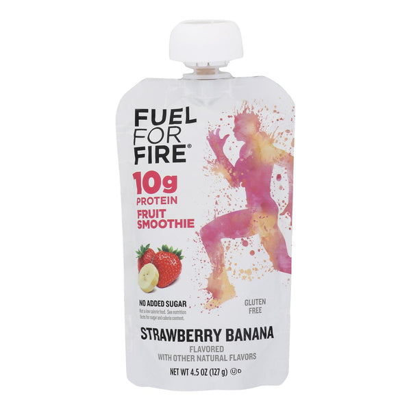 Fuel For Fire Strawberry Banana Smoothie, Strawberry Banana - Case of 12 - 4.5 Ounce