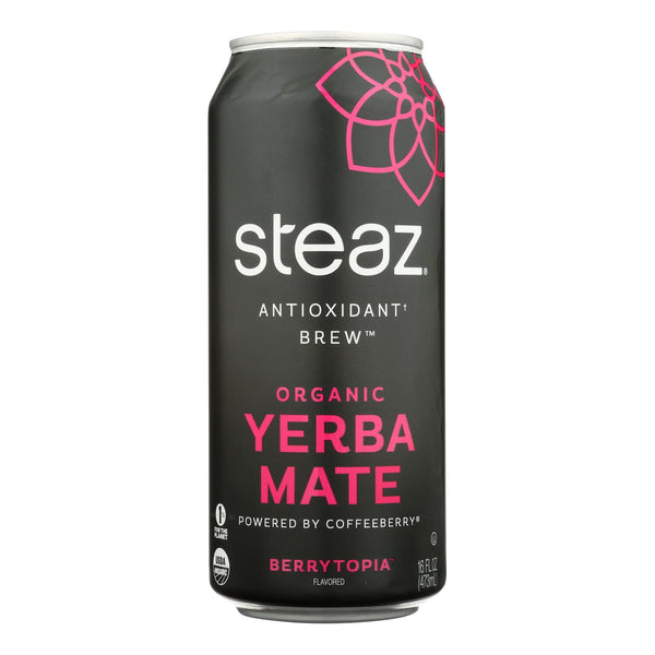 Steaz - Yerba Mate Brytopia - Case of 12-16 Fluid Ounce