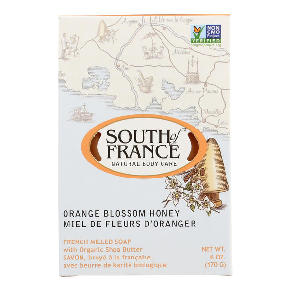 South Of France Bar Soap - Orange Blossom Honey - 6 Ounce - 1 each