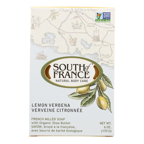 South of France Bar Soap - Lemon Verbena - Full Size - 6 Ounce