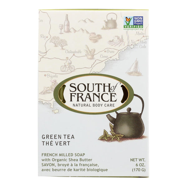 South Of France Bar Soap - Green Tea - 6 Ounce - 1 each
