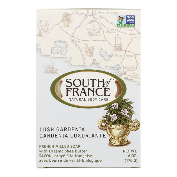 South Of France Bar Soap - Lush Gardenia - 6 Ounce - 1 each