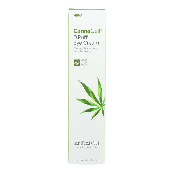 Andalou Naturals - CannaCell D.Puff Eye Cream - .6 fl Ounce.